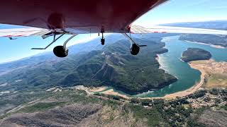 Detroit Lake Oregon 180Degree Flyover [upl. by Ayifa818]