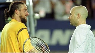 Andre Agassi vs Patrick Rafter 2001 Australian Open SF Highlights [upl. by Vilberg]