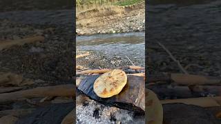 No oven❗️ Potato bread in the forest [upl. by Alleuqcaj585]