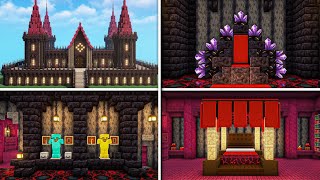 How To Build Devil Castle Interior Design In Minecraft 120  Minecraft Tutorial [upl. by Yerffej]