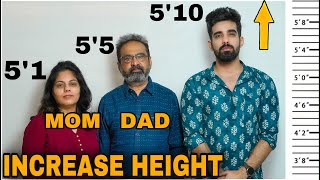 INCREASE HEIGHT NATURALLY  REALITY GROW TALLER DIET AND HACKS TO LOOK TALLER Mens Hacks Hindi [upl. by Narmi]