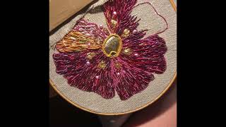 Goldwork embroidery [upl. by Atnomed]