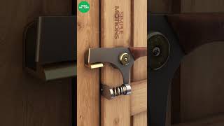 Unique automatic gate latch [upl. by Ahsinert]