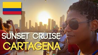 Cartagena Colombia Sunset Cruise 2020 4K  Cartagena Bay with Sibarita Del Mar [upl. by Llenod]