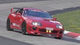 Toyota Supras at the Nürburgring 2017 Compilation [upl. by Oriaj]