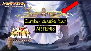 Combo double tour avec Artémis  Saint Seiya Awakening [upl. by Meijer561]