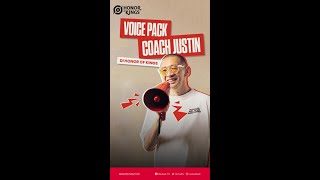 VOICE PACK COACH JUSTIN DI HONOR OF KINGS HOK [upl. by Einahpet]