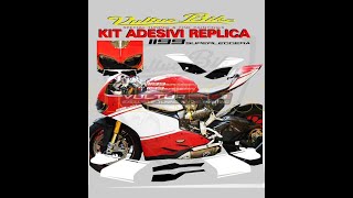 Grafica Adesiva Ducati 1199 Panigale Superleggera  Vulturbike [upl. by Nollahs135]