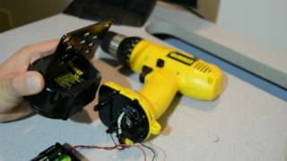 12V Dewalt Cordless Drill conversion to Lithium 18650 cells [upl. by Blaire663]