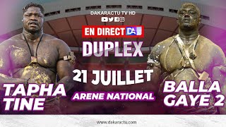 🔴 DIRECT  DUPLEX  Arène Nationale  Suivez le choc Balla Gaye 2 vs Tapha Tine [upl. by Greeson220]