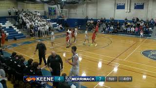 Merrimack Boys Varsity Basketball vs Keene High School December 12 2023 [upl. by Allehc]