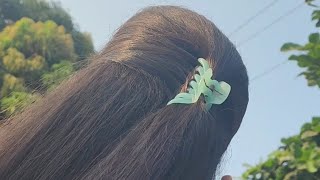 Happy diwali 24k  🪔 🎇 YouTube Family  Special  Long Hair Clipped Amazing thickness open Hair [upl. by Dranoel]