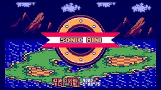 Sonic Mini TIC80 Game Playthrough No Commentary [upl. by Ajnot]