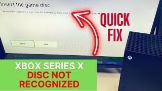 Xbox Series X Does Not Recognize Disc Fix 👍 💥 [upl. by Soluk156]