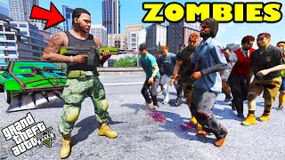 Franklin Become BODYGUARD In ZOMBIE APOCALYPSE GTA 5  SHINCHAN and CHOP [upl. by Helene]