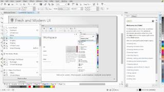 CorelDRAW® Graphics Suite X7  Redesigned fully customizable interface [upl. by Shaina72]