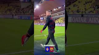 TER STEGEN ENTRADA EPICA AL ESTADIO [upl. by Sirroned548]