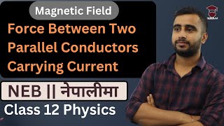 Force Between Straight Parallel Currentcarrying Conductors  HSC Physics [upl. by Lizabeth]