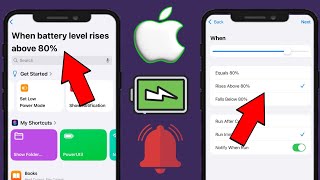 Ricevi una notifica quando la batteria delliPhone raggiunge l80 durante la carica [upl. by Matthus608]