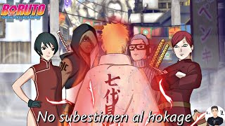 Boruto Naruto SIN KURAMA VS Los Kages Pelea completa Español  teoría con USMicroStrategy2023 [upl. by Aarika]