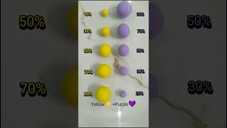 Yellow Vs Purple art clayart colormixingdrawing shortssubscribe colorsplaypoint satifying [upl. by Camel217]