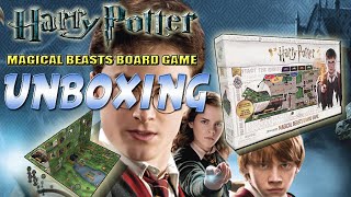 Harry Potter Magical Beasts Board Game Unboxing Español Tu Turno [upl. by Enelyt828]