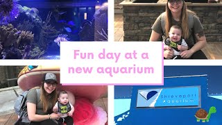 Shreveport Aquarium  Babys first time  quotGo to bedyou all from Shrevepoetquot [upl. by Bocaj291]