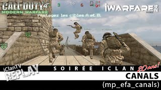 Soirée CoD4 en iWarfare24 sur CANALS  POV Cedmac [upl. by Dardani530]