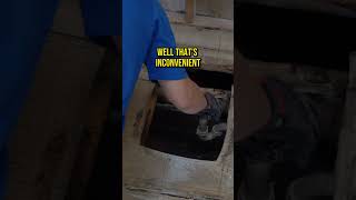 Worst Plumbing Job Ive Ever Seen bathroomrenovation [upl. by Jannel]