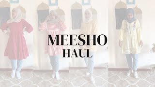 Affordable MEESHO dresses HAUL 🤩💯 [upl. by Assereht877]