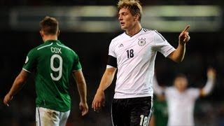 AWESOME Toni Kroos goal as Germany destroy Ireland in World Cup qualifier [upl. by Tirza]