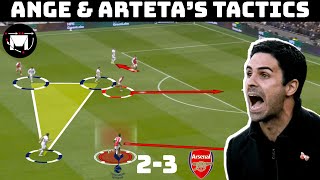 Arteta amp Postecoglous Tactical Warfare  Tactical Analysis  Tottenham 23 Arsenal [upl. by Llerad]