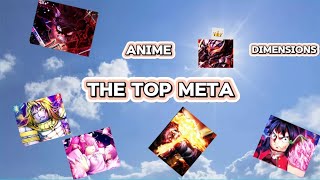 NEWEST ANIME DIMENSIONS TIER LIST 2024 WHO IS THE BEST [upl. by Doughty]