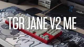 TGR Jane V2 ME Cherry Black Hyperglides Typing Test [upl. by Samtsirhc]