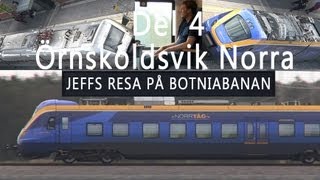 Örnsköldsvik Norra Resa på Botniabanan Del 4 [upl. by Kecaj867]