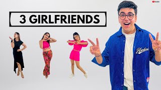 3 GIRLFRIENDS VS 1 BOY CHALLENGE  Rimorav Vlogs [upl. by Kalvn]