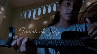 Fourth of July  Sufjan Stevens cover by Sharaya [upl. by Garrik219]