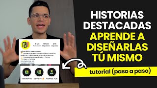 📢 Portadas para HISTORIAS DESTACADAS INSTAGRAM  Diséñalas así con Canva Tutorial highlights [upl. by Atsejam]