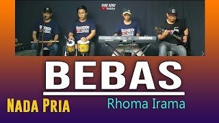 BEBAS  RHOMA IRAMA  KARAOKE NADA PRIA [upl. by Suk]