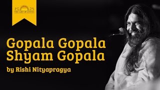 Gopala Gopala Shyam GopalaKrishna bhajan by Rishi Nitya Pragya [upl. by Colt]