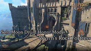 Solo Moon Druid Wyrms Rock Fortress Honor Run [upl. by Alenoel]