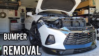 20192024 Chevy Blazer Bumper Removal how to [upl. by Neirual540]