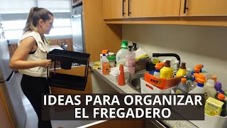 Como Organizar DEBAJO del FREGADERO ✨IDEAS de ORGANIZACIÓN ✨ [upl. by Ahsemik398]