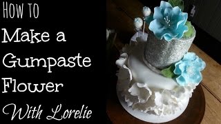 Gumpaste Flowers Tutorials [upl. by Swihart769]