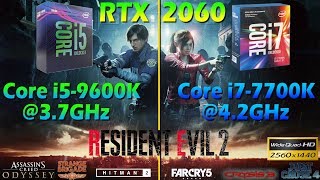 Core i5 9600K vs Core i7 7700K Tested in 7 PC gameplay in 1440p  GeForce RTX 2060 6GB [upl. by Letrice278]