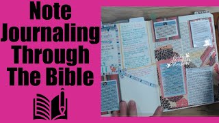 Note Journaling Bible FlipThrough with Shalon [upl. by Couhp517]