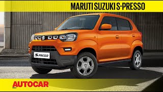 Maruti Suzuki SPresso Price Comparison vs Rivals  Autocar India [upl. by Aihsoem858]