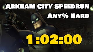 Batman Arkham City Speedrun Any Hard in 10200 [upl. by Bultman]