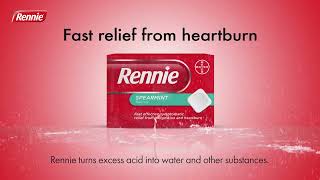 Rennie  Fast Relief From Heartburn 15quot [upl. by Worra]