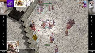 Ragnarok Landverse Knight PVP 100VS100 JON SNOW 08052567 [upl. by Vial565]